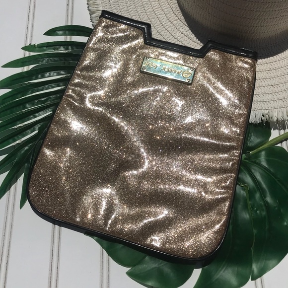 Betsy Johnson Glitter IPAD cover IPad Case - Picture 1 of 5